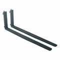 Vestil Forged Steel Forks 4K, 60", PR F4-1.50-60